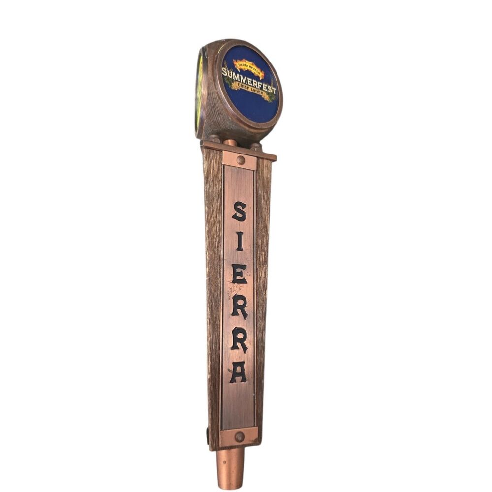 Sierra Nevada Beer Tap Handle Summerfest Celebration Beer Camp 3 Sided Bar Draft